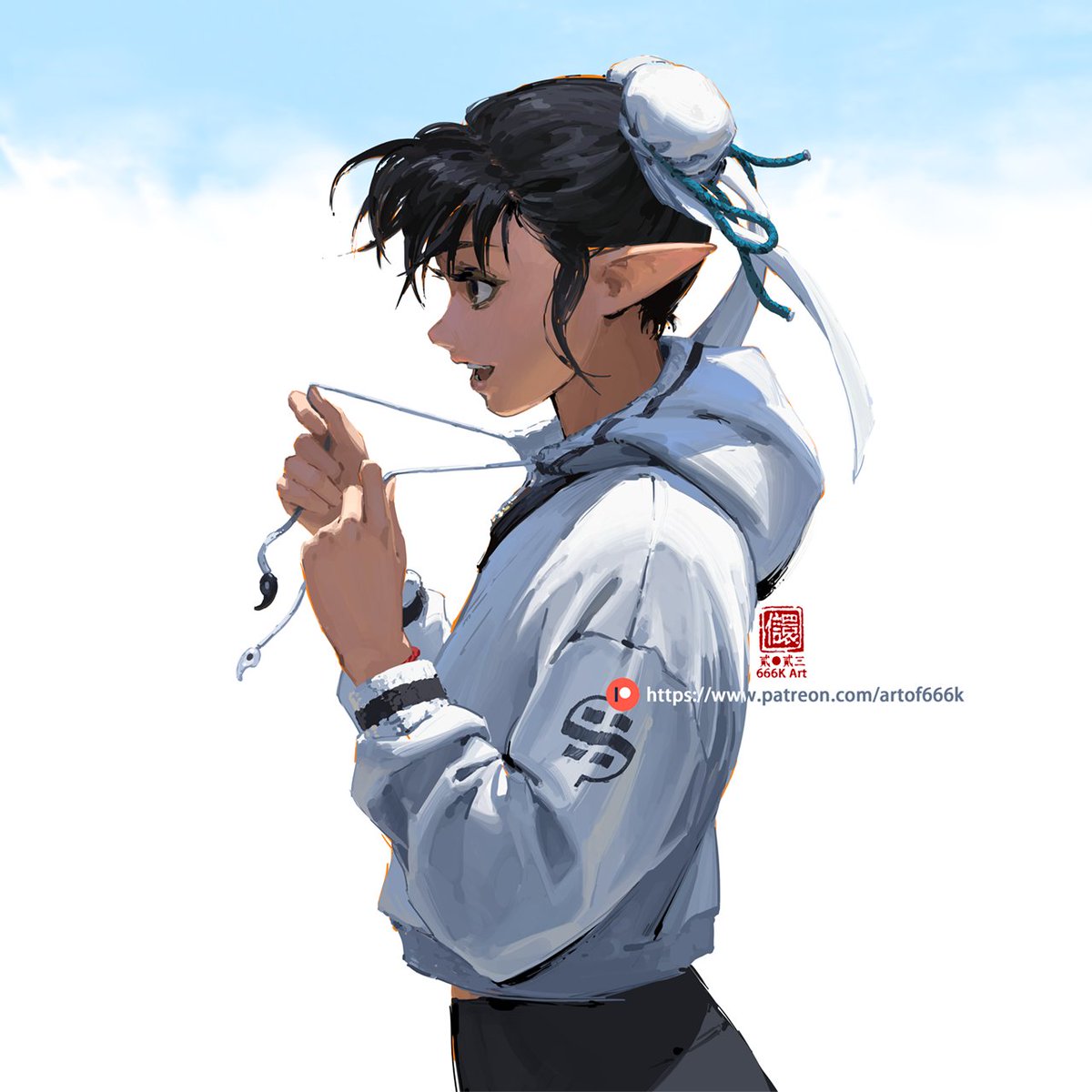 666KArt's tweet image. Details from the rewards this month.
#drawing #illustration