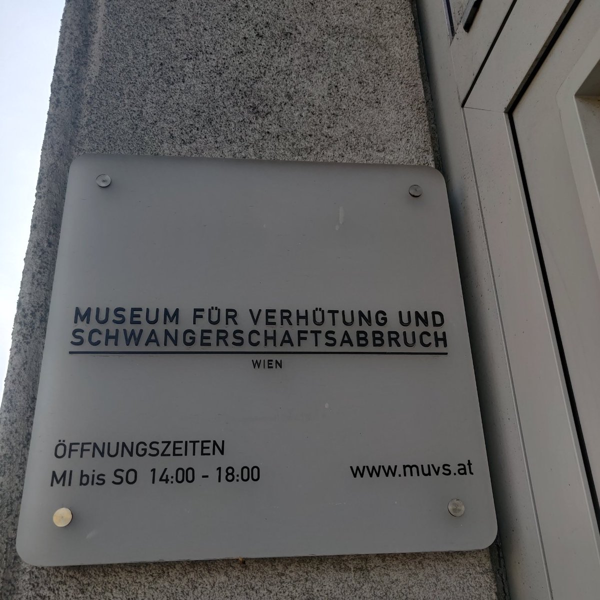 I mean it is the 28th of September, so it was only right to visit the Museum for Contraception and Abortion in Vienna! #28S #FreeSafeLegalLocal