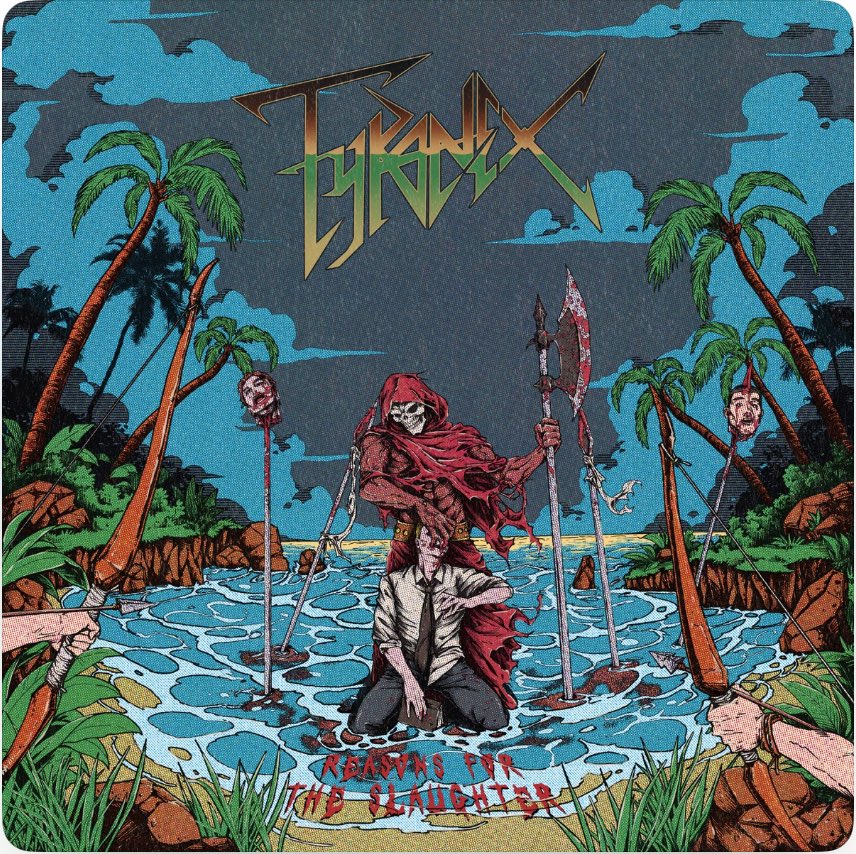 NigeSavage's tweet photo. Pretty late to this one but this is a ripper!! Tyranex, “Reasons for the Slaughter”. Love a bit of female-fronted aggressive thrash (obviously, given my own band!) and this is up there with the best 🤘🤘 #FFFSep22 https://t.co/f8K6RPd7B5