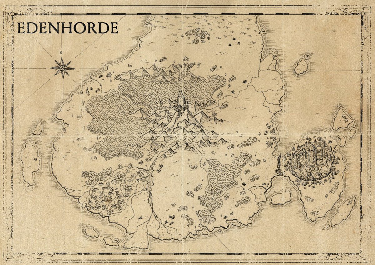 Edenhorde's tweet photo. Edenhorde, so much still to be discoverd! 🗺️

We've ventured into the depths of Edenhorde, guided by the daring spirit of Allafred and the tales of his extraordinary adventures with his friends. Yet, as we traverse the mesmerizing landscapes and navigate the intricate stories woven into this enchanting world, we're aware that we've merely grazed the surface of a realm brimming with wonders yet to be unearthed. 🌍🚀

🏙️Gadira

The home of the Gadirans and the sole true urban settlement in Edenhorde. We learned of the Nalboran district, the winding streets, the towering walls of pink stone, and the bustling markets. But beyond the familiar alleyways lies a vast expanse yet to be explored. Every corner of Gadira holds secrets, and it's a testament to its grandeur that we've barely begun to uncover its depths.

🌲 Babbumatta

The peaceful people living in the forests of Edenhorde. Yet the Larriks wisper of a separate tribe existence within the deepest forest, who feed from moonlight and harnessed the support of these dangerous spirit animals. Are these rumours true?

🦊Spirit Animals

The Babbumatta share a profound connection with spirit animals, beings of mystical power. What purpose do these creatures serve in the lives of the Babbumatta, and what secrets do they hold? We're eager to explore, an enigma that sparks our imagination.

🌟 The Oru

The Oru attend all births and deaths in the realm within one week, but we do not know how they are aware these events have taken place. They were called Pirtika, “the guardians", yet we don't know what brought them to Edenhorde?

🏺 The Plumed Lords 

As we wander further into this mesmerizing world, we cannot help but wonder about the forgotten echoes of antiquity. Who were the ancient inhabitants of Edenhorde who used the Oru for their own gain, and what stories lie buried in the sands of time? The chronicles of bygone eras beckon us, inviting us to embark on a journey through the annals of history.

🚣The myriad waterways

The Larriks, masters of ingenuity and creation, have yet to guide us through the intricate waterways that crisscross Edenhorde. Each waterway is a new chapter waiting to be written, a journey into the unknown. 
With the Larriks as our companions, we'll embark on adventures yet to be imagined.

Edenhorde remains a world of vast, untapped potential— a canvas awaiting the brushstrokes of discovery. Our quest for knowledge and exploration is boundless, and every day brings us closer to uncovering the enigmas that lie at the heart of this extraordinary realm. 

Join us on this extraordinary journey as we continue to chart the uncharted and unveil the hidden wonders of Edenhorde. 🌄🗺️