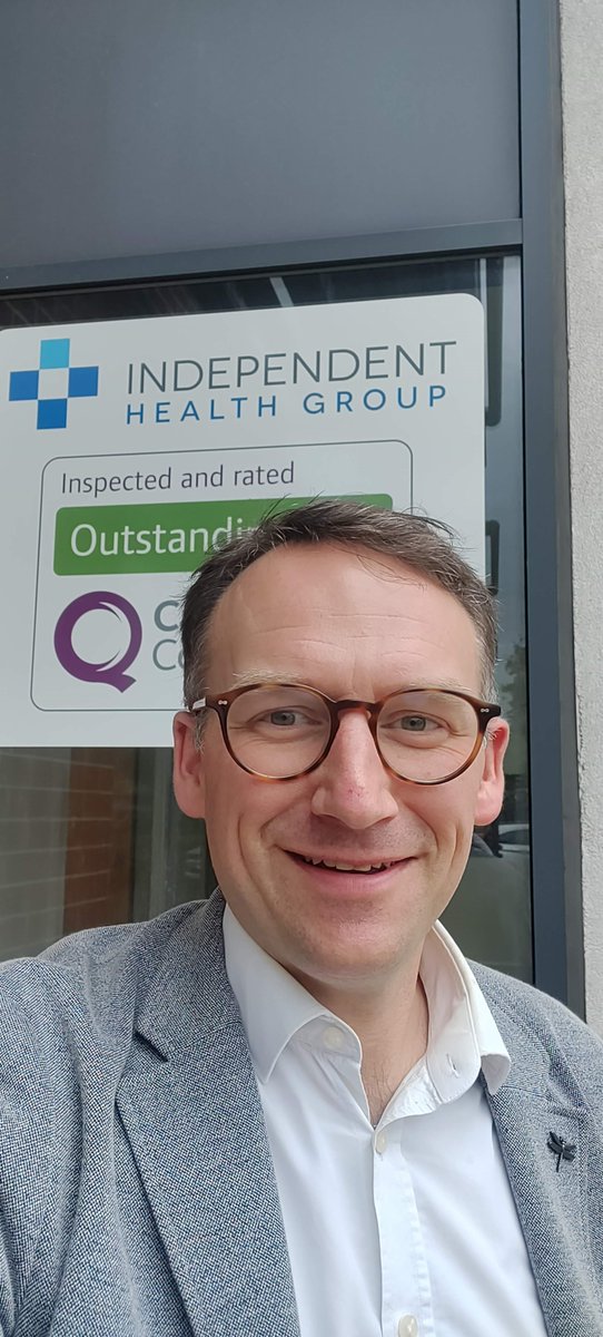 A great visit to Independent Health Group in Bath - learning about how their values translate into Outstanding patient care. Thanks for having us! @IndHealthPN