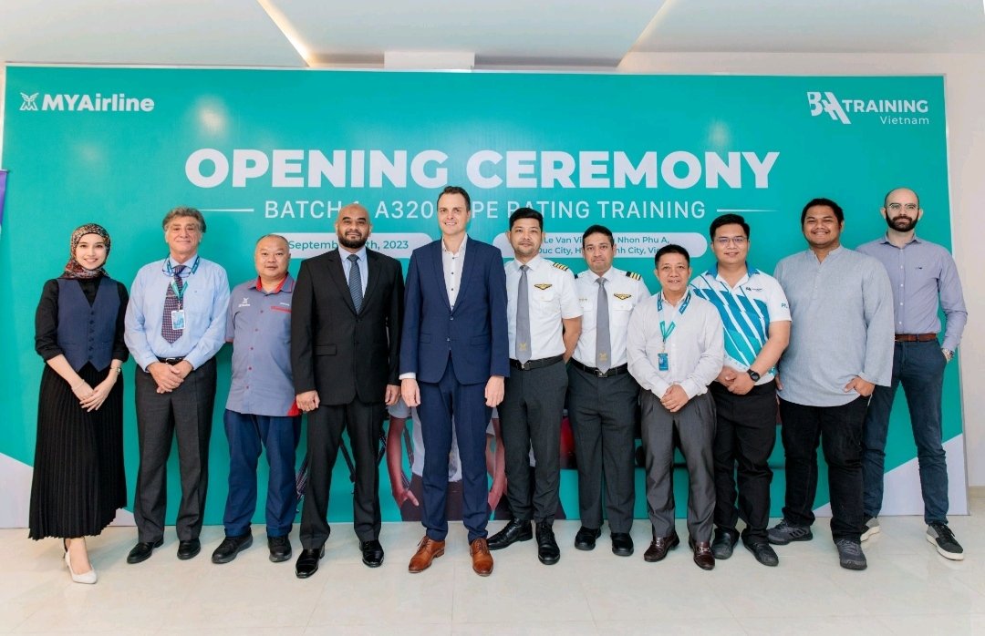 Sep 28th: BAA Training Vietnam and MYAirline officially welcomed the 1st batch of the Type Rating A320 course. 

Read more: l1nk.dev/dbNDN