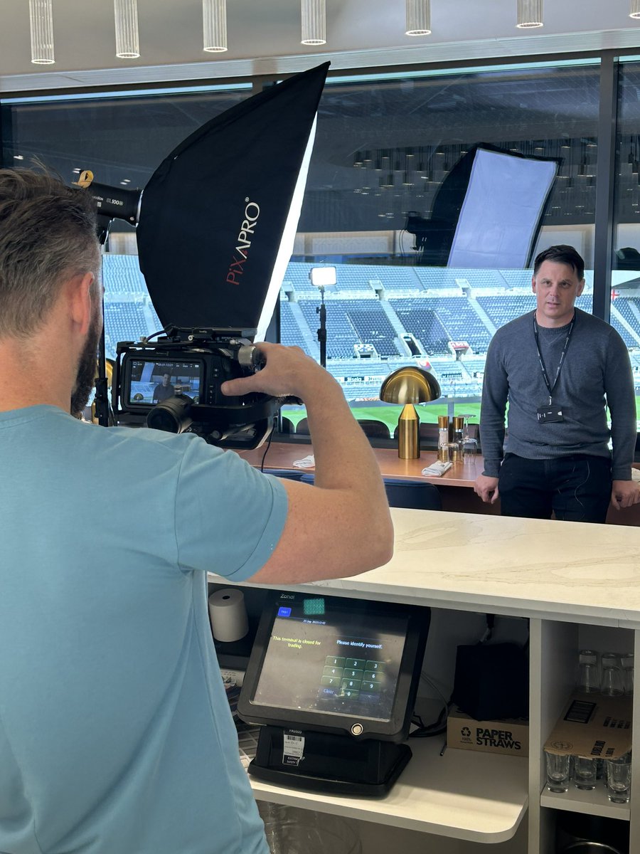 What a great time in <a href="/NUFC/">Newcastle United</a> filming the awesome <a href="/SodexoUK_IRE/">Sodexo UK & Ireland</a> team 🎬 

Learning and development is reaching a new exciting level for the team onsite… watch this space 👀 

<a href="/Hub_Internation/">Hi!</a> #LearningJourney #training #peoplefirst