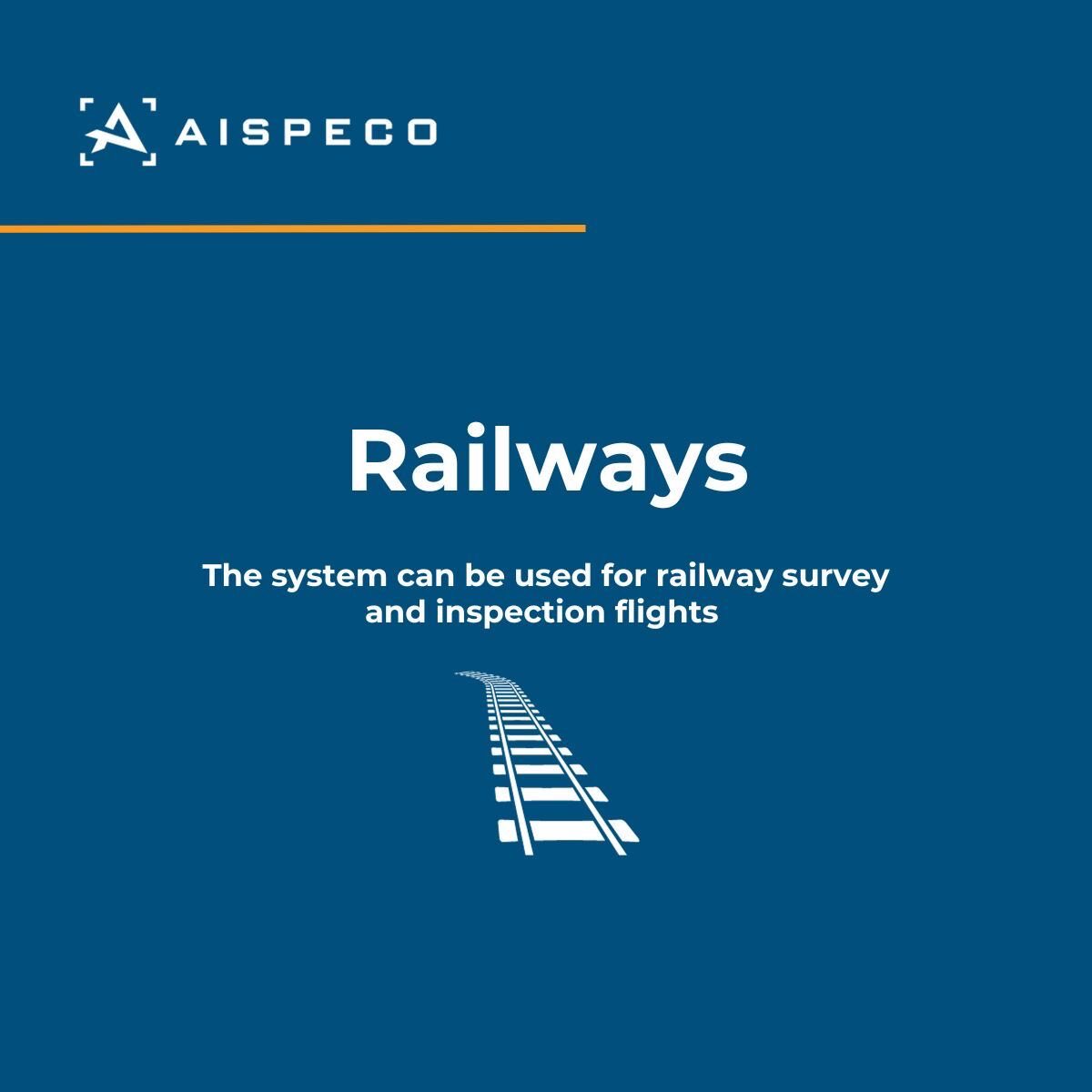 Discover why #AISPECO systems excel for #railway application:
•Versatile platform mounting;
•Lightweight scanners perfect for corridor inspections;
•Exlusive gimbal solution available
•Flexible lidar options;
•Multiple sensors to match accuracy needs.
#geospatial