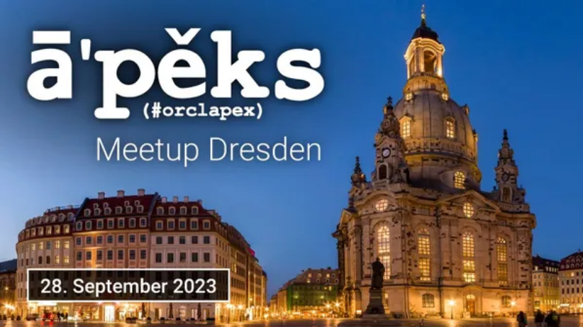 Ronny_Weiss_'s tweet photo. Today I welcome the 100th member to the #orcleapex #Meetup group in #Dresden! It's great that also in #Saxony such a strong community for APEX has emerged and I hope we continue to grow! Many, many thanks especially to @Robotron_DD for organizing and running the Dresden Meetups! https://t.co/5hHWsQ5vPN