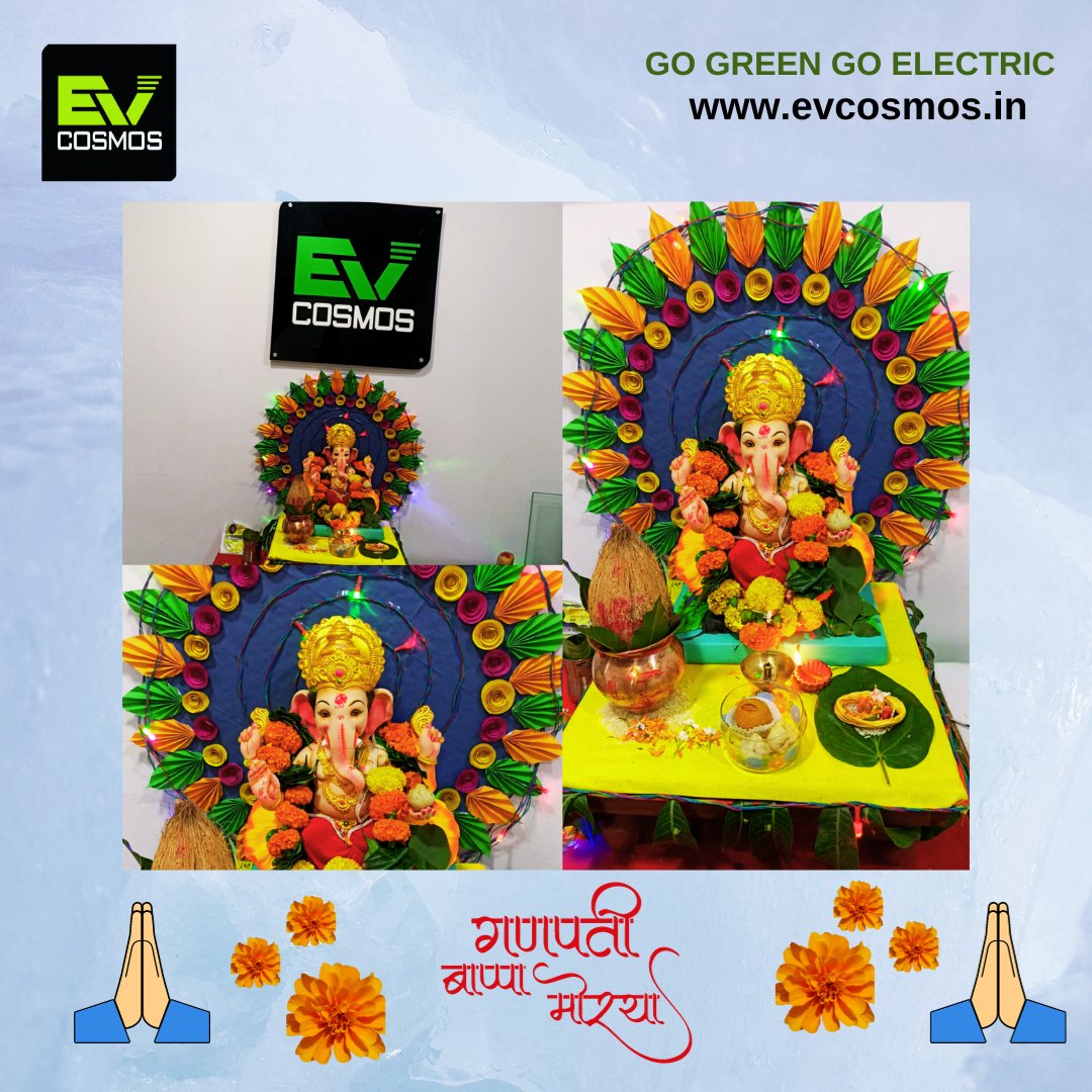 #evcosmos #GanpatiBappaMorya #BappaMorya #evchargingstation #ev #gogreengoelectric