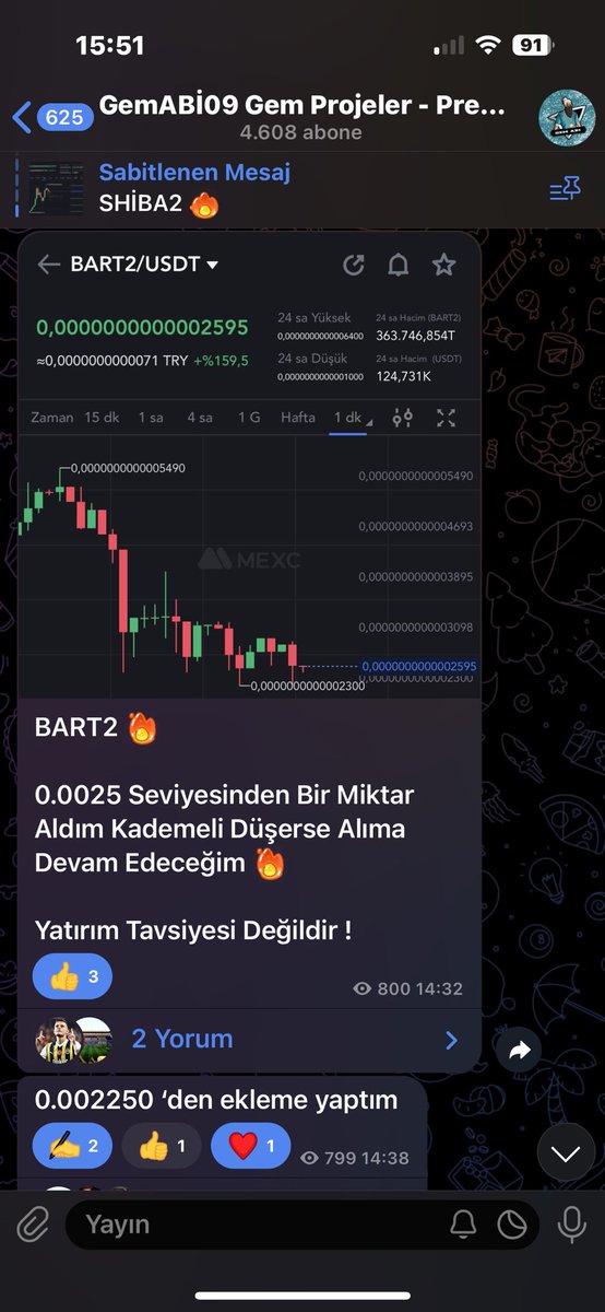 gemabi09's tweet photo. BART2 🔥
Telegramdan Alım Yaparken Paylaştım Ekleme Yaptığımız Yerleride Paylaştım Telegram Grubumuza Katılmayı Unutmayınız 🔥
#bart2 #mexc
https://t.co/EkIRdtBrPo https://t.co/Y0a9PFjqFf