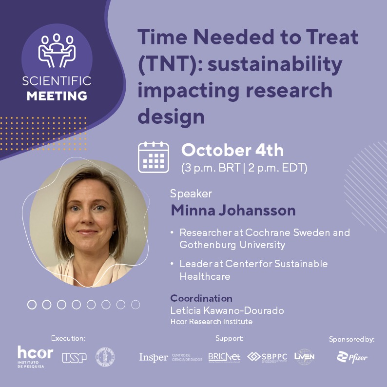 leticiakawano's tweet photo. We're so excited to have @minnajohansson1 at #Hcor scientific meeting speaking about *time* needed to treat 💥

Oct 4th, 3pm BRT | 8pm CET

If you wanna join in, drop me a message, happy to share the link 🔗

A partnership between @fsp_usp &amp; #hcor https://t.co/nCJJUCN4Za
