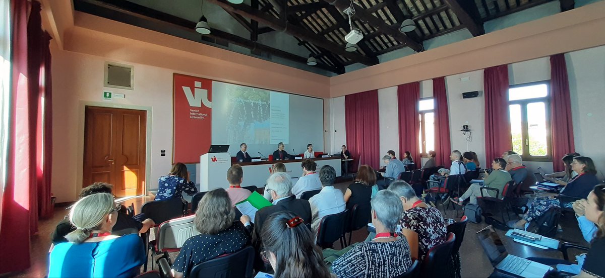 #pcstvenice just started with great insights and reflections in the stunning palace of <a href="/univiu/">Venice International University</a>  in San Servolo #Venice <a href="/PCSTNetwork/">PCSTNetwork</a>