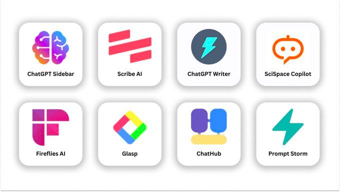 🚨 Ne vous limitez plus à ChatGPT

Les extensions Chrome basées sur l'IA font des ravages dans l'industrie de l'IA !

Voici 8 extensions Chrome pour économiser des heures de travail :