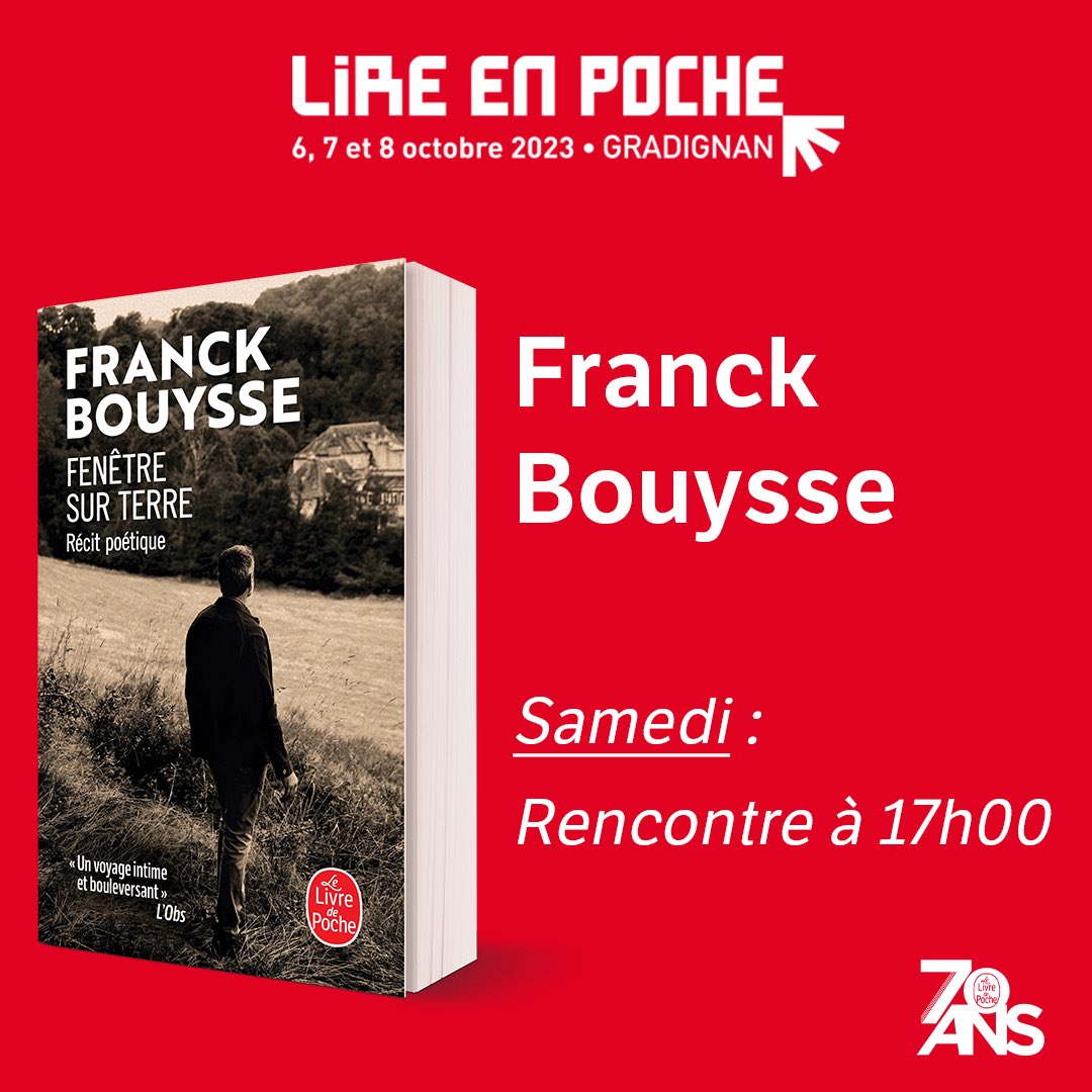 livredepoche's tweet photo. Nous vous donnons RV les 7 &amp; 8 octobre prochains à Gradignan!

Pour consulter le programme complet des rencontres et dédicaces :
👉🏼 https://t.co/nC7kssHmRY https://t.co/Kt8D8Nzc1Q