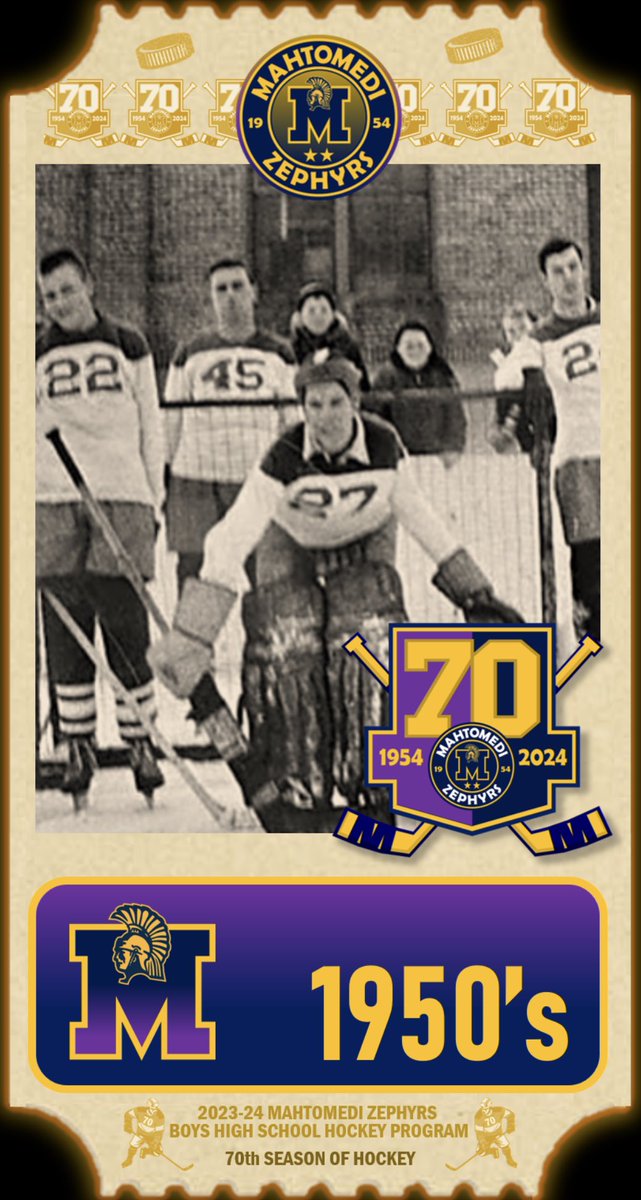 Throughout the season we’ll be celebrating 70 years of Zephyrs hockey. 

Zephyrs from the 1950s…