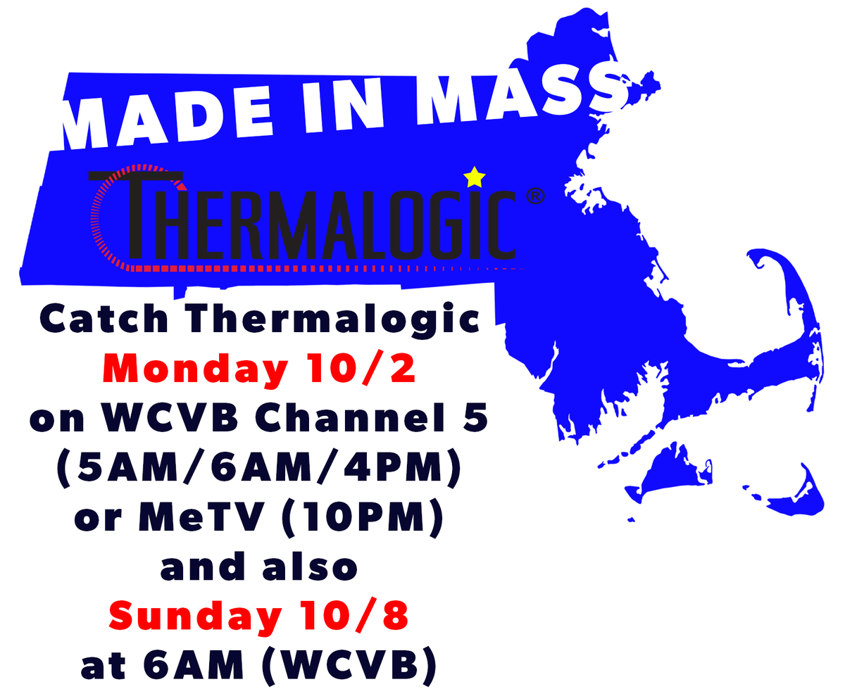 thermalogic's tweet photo. Check our company out next Monday on @WCVB  for their #madeinmass segment. With @dougmeehan #USmanufacturing #manufacturing  #madeinAmerica #massachusetts #hudson https://t.co/KZKbz0JXic