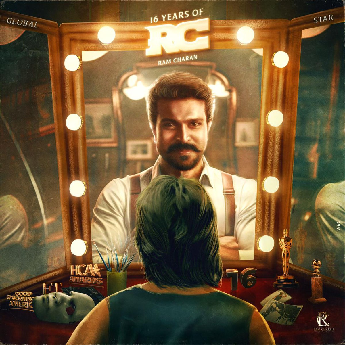 TeamRcKurnool's tweet photo. Mera fav fav fav actor completes 16 years in cinema 🥳🥳 #RamCharan thankyou for all the lovely moments 

#16YearsOfRamCharan https://t.co/kQPYWEhkX8