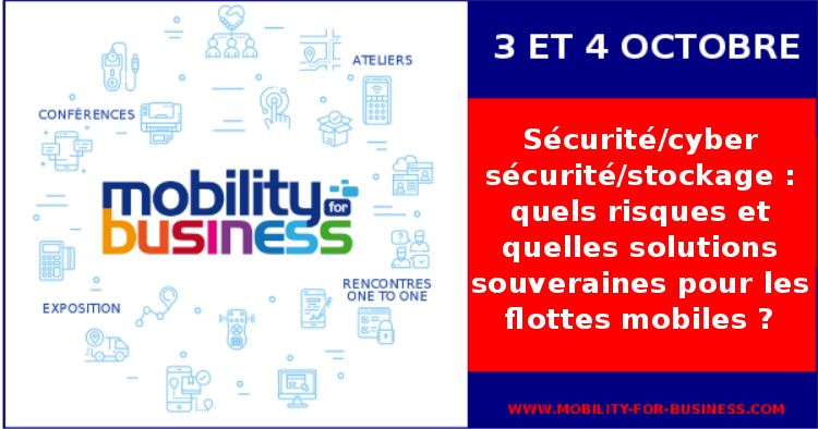 Retrouvez notre expert <a href="/BGrunemwald/">Benoît Grünemwald</a> au <a href="/Salon_Mobility/">SALON MOBILITY FOR BUSINESS - 14- 15 OCTOBRE 2026</a>, pour une table ronde exclusive le mardi 3 octobre 2023 de 11h30 à 12h30 (salle Asimov) sur le sujet des risques et menaces qui pèsent sur les flottes mobiles. 

#ESETfr #cybersécurité #mobile #smartphone #entreprise