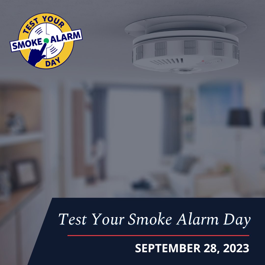 Today is the 1st annual #TestYourSmokeAlarmDay in Ontario. Last year, we saw 133 fire-related fatalities, the highest in two decades. Let's spread awareness about the vital role of smoke alarms, fire safety, and escape plans. Visit savedbythebeep.ca to learn more.