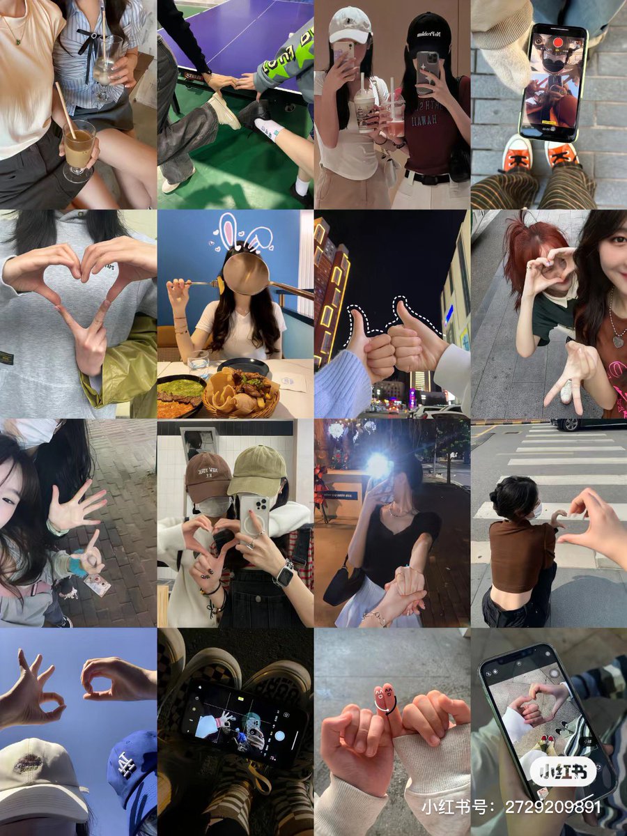 hongmeinu_china's tweet photo. お友達と一緒に撮りたい👯‍♀️
仲良しフォトアイディア図鑑📖💞´-

☑️中華美女達の中で流行ってる仲良しフォト🤝🏻🌟
☑️自分では思いつかないようなポーズが沢山！❤︎

スタンプを足したりしても可愛い！！
ぜひ真似して撮ってみてね〜📸 https://t.co/s0gYGIzHyn