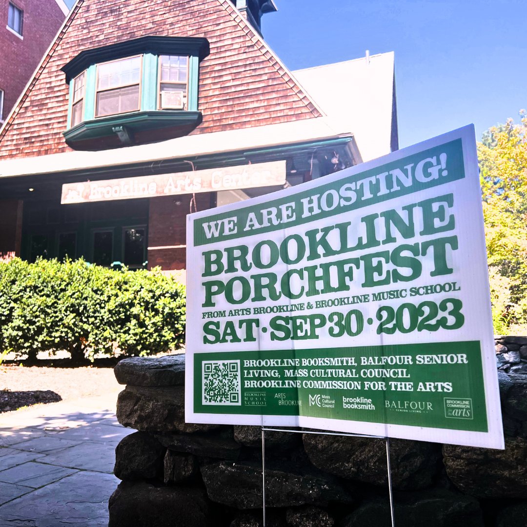 🎵 Join us at the Brookline Arts Center for Brookline Porchfest! 🏡🎶

Happy National Neighbor Day, Brookline! 🏡👋 To celebrate, we invite everyone to join us right here at the BAC this Saturday from 2-4 PM. 🎉