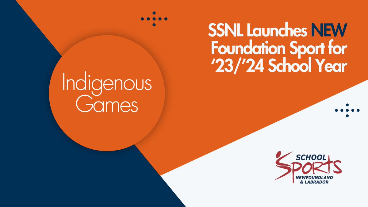 🚨NEW FOUNDATION SPORT🚨

Indigenous Games is the newest addition to our Varsity roster!

This sport honours &amp; celebrates the traditions of the Indigenous peoples of our province &amp; includes 10 different games that student-athletes can master.

Full story:
schoolsportsnl.ca/news/ssnl-laun…