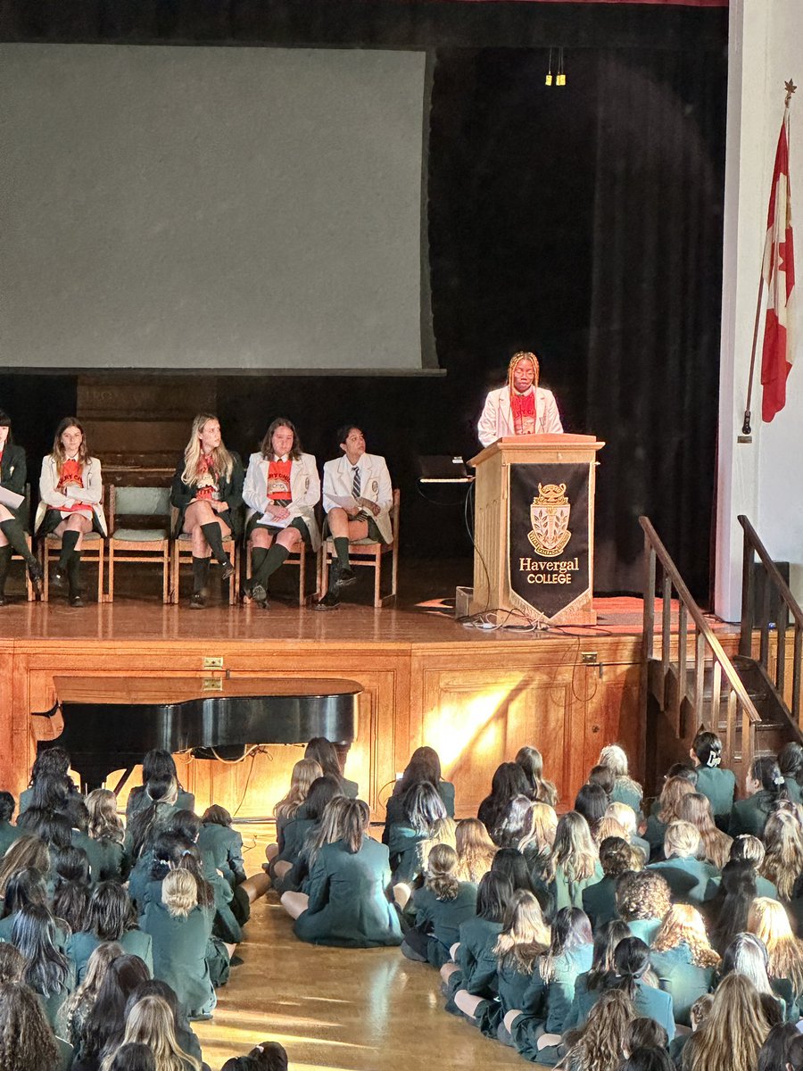 This morning we’re commemorating the #NationalDayOfTruthAndReconciliation at Upper School Prayers this morning. #NDTR @CdnHeritage