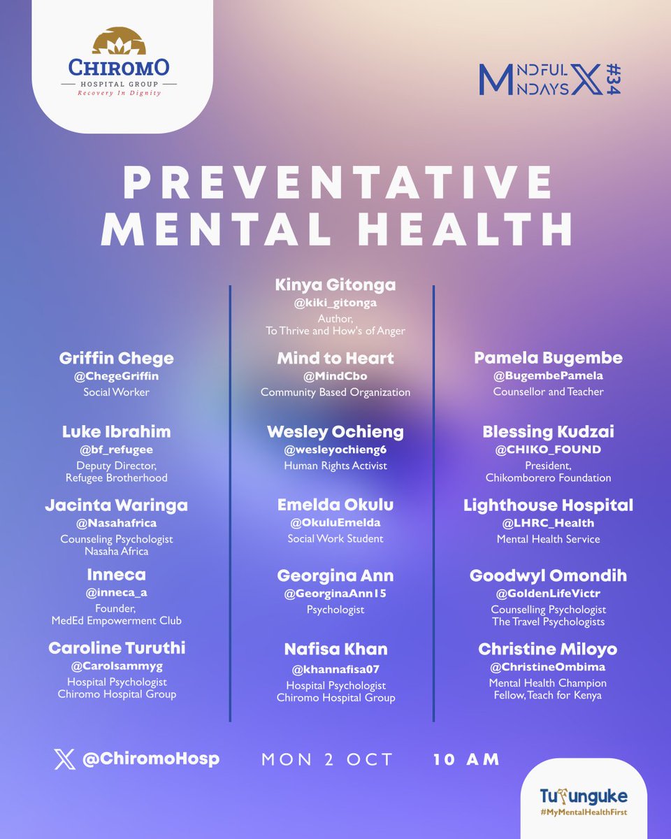 Talking about mental health before it becomes a crisis is like providing your mind with an early warning system for well-being. 🚨💬

🌞 It's time to shine a spotlight on 'PREVENTIVE MENTAL HEALTH'

 Join us as we kickstart a conversation that's not just about awareness but