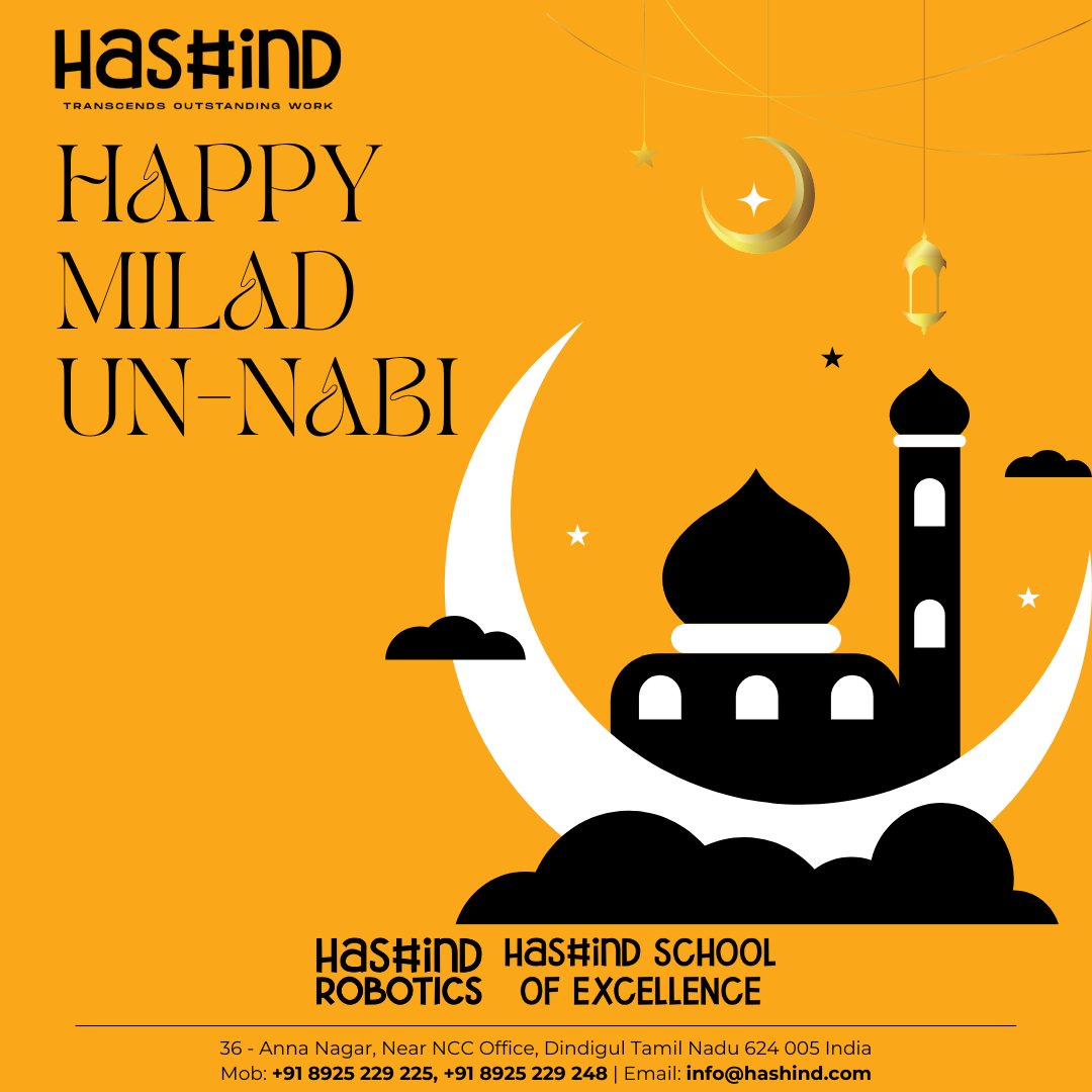 _hashind's tweet image. Happy Milad Un-Nabi 2023
.
.
.
.
.
.
#hashind #hashindsolutions #hashindrobotics #hashindschoolofexcellence #robotics #roboticsinstitute #schoolofexcellence #dindigul #dindigul_city #itcompanyindindigul #dindigulitcompany #roboticsindindigul #success #2023