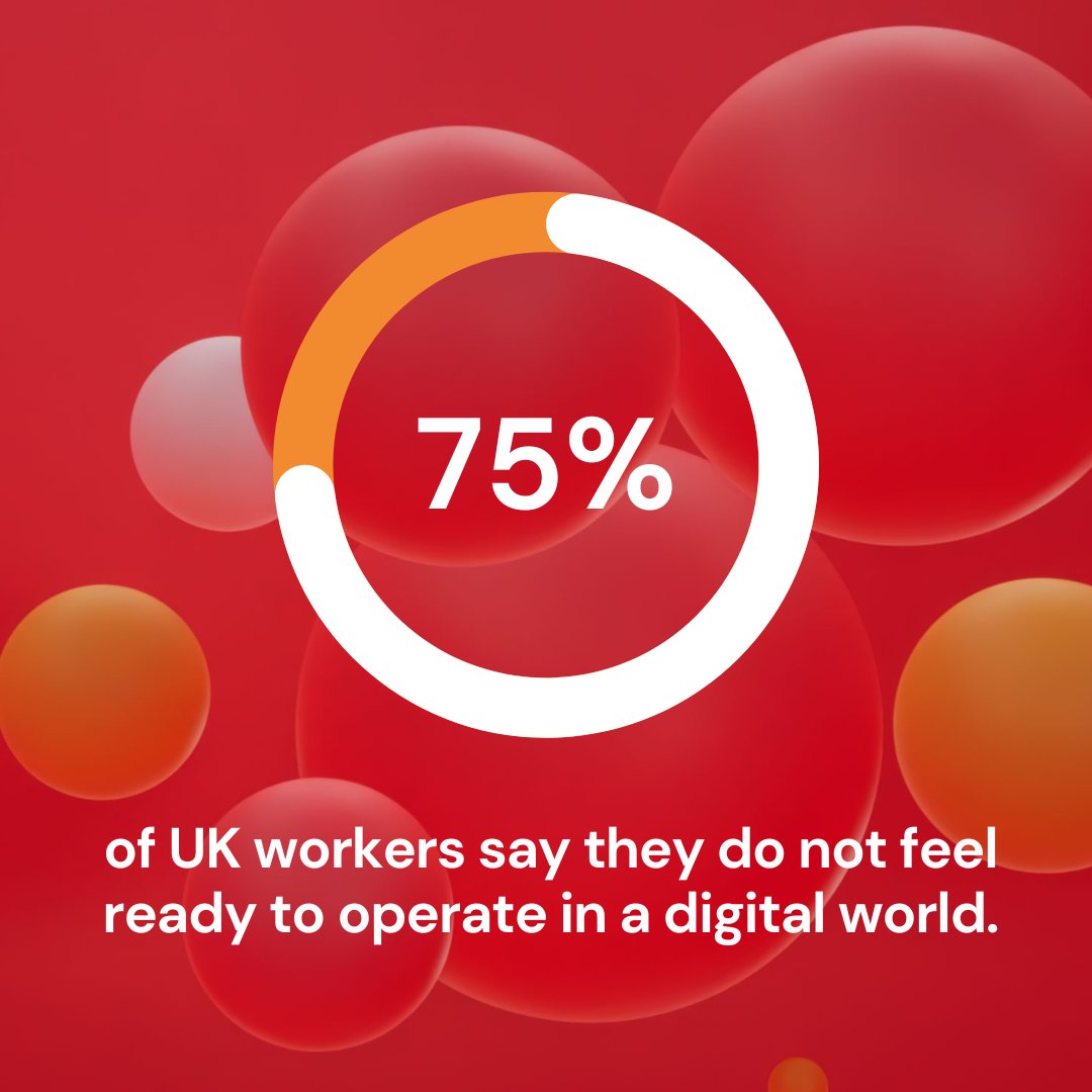 Circus_St's tweet photo. According to a survey by Salesforce, 75% of UK workers say they do not feel ready to operate in a digital world 🤯

That's where we come in 🚀

Find out how we can level up your team’s digital skills with flexible online training tools: https://t.co/kLA2yp8OQG https://t.co/qH04s43Pe4