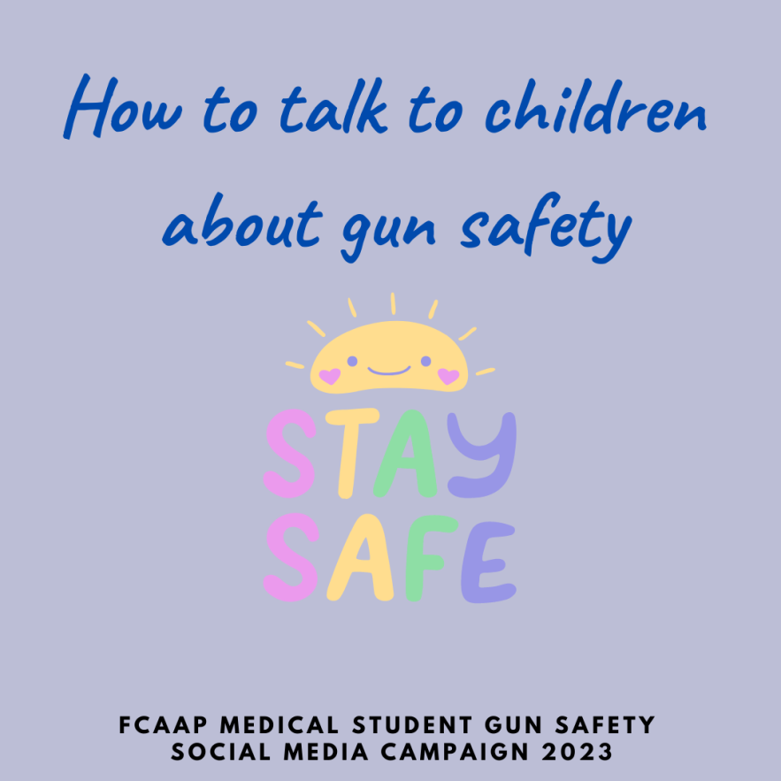 FloridaAAP's tweet photo. Here are some ways to talk to your children about gun safety in case they come across a firearm. The best way to prevent gun deaths and injuries is to remove guns from the home. #LocksforLives #EndGunViolence #AAPAdvocacy https://t.co/j05ZweGEKP
