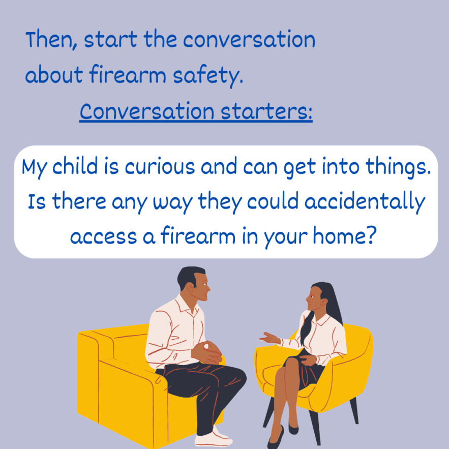 FloridaAAP's tweet photo. Here are some ways to talk to your children about gun safety in case they come across a firearm. The best way to prevent gun deaths and injuries is to remove guns from the home. #LocksforLives #EndGunViolence #AAPAdvocacy https://t.co/j05ZweGEKP