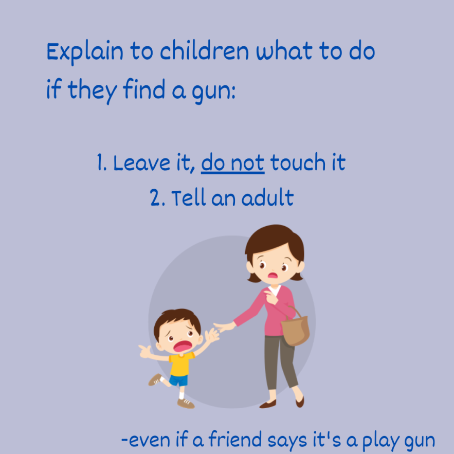 FloridaAAP's tweet photo. Here are some ways to talk to your children about gun safety in case they come across a firearm. The best way to prevent gun deaths and injuries is to remove guns from the home. #LocksforLives #EndGunViolence #AAPAdvocacy https://t.co/j05ZweGEKP