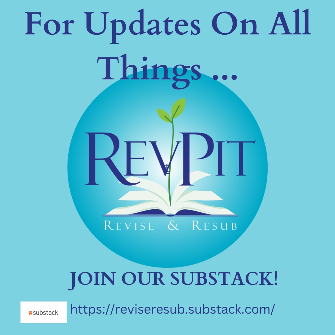 Huge announcement coming soon, folks! It's almost #10Queries time, so you're really going to want to sign up for our Substack to keep in the know 👀👀 #RevPit #writingcommunity reviseresub.substack.com