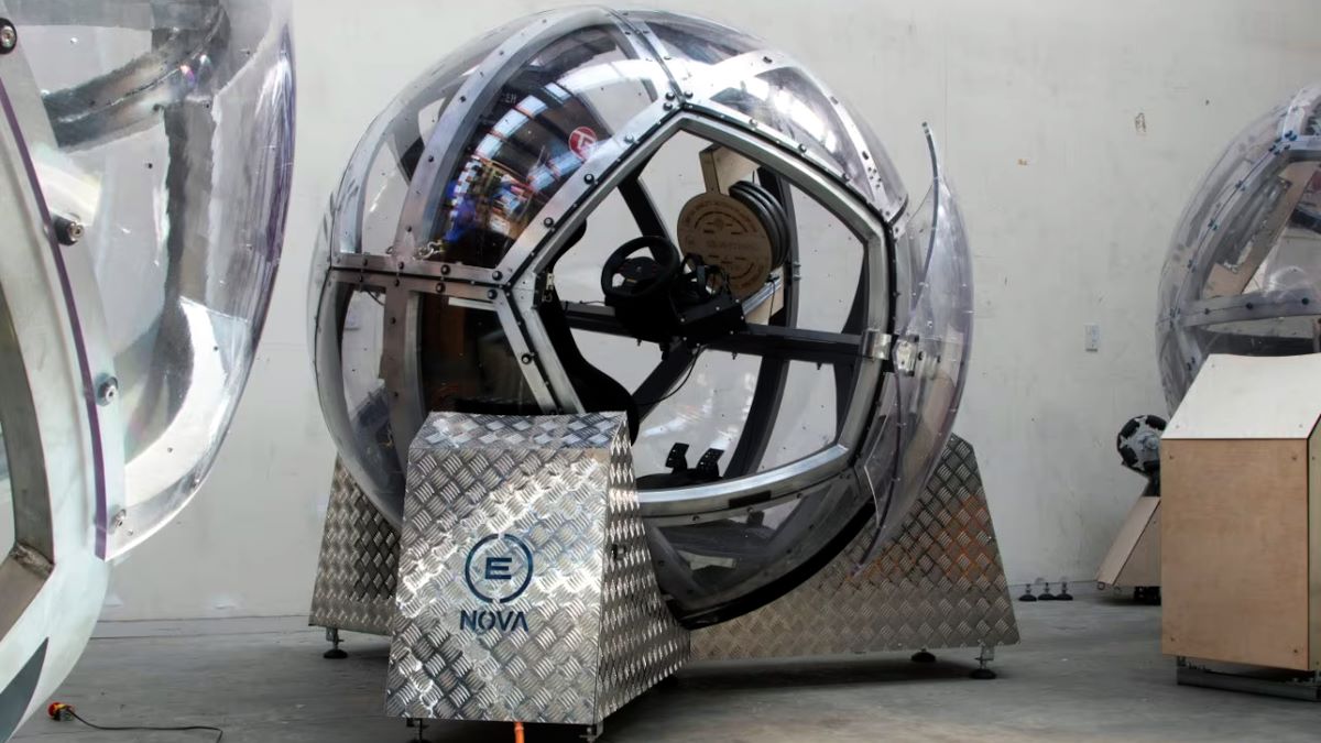 enerzine's tweet image. Le simulateur Eight360 NOVA : une expérience de pilotage à 360 degrés  👉  bit.ly/467jA3m #simulateur #eight360 #Nova #expérience