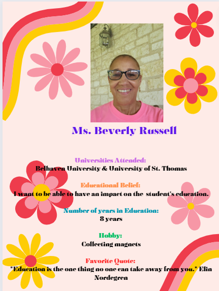 Congrats Ms. Russell our Eagle of the Week! <a href="/RoyPEagle/">Benavidez Elem. HISD</a>