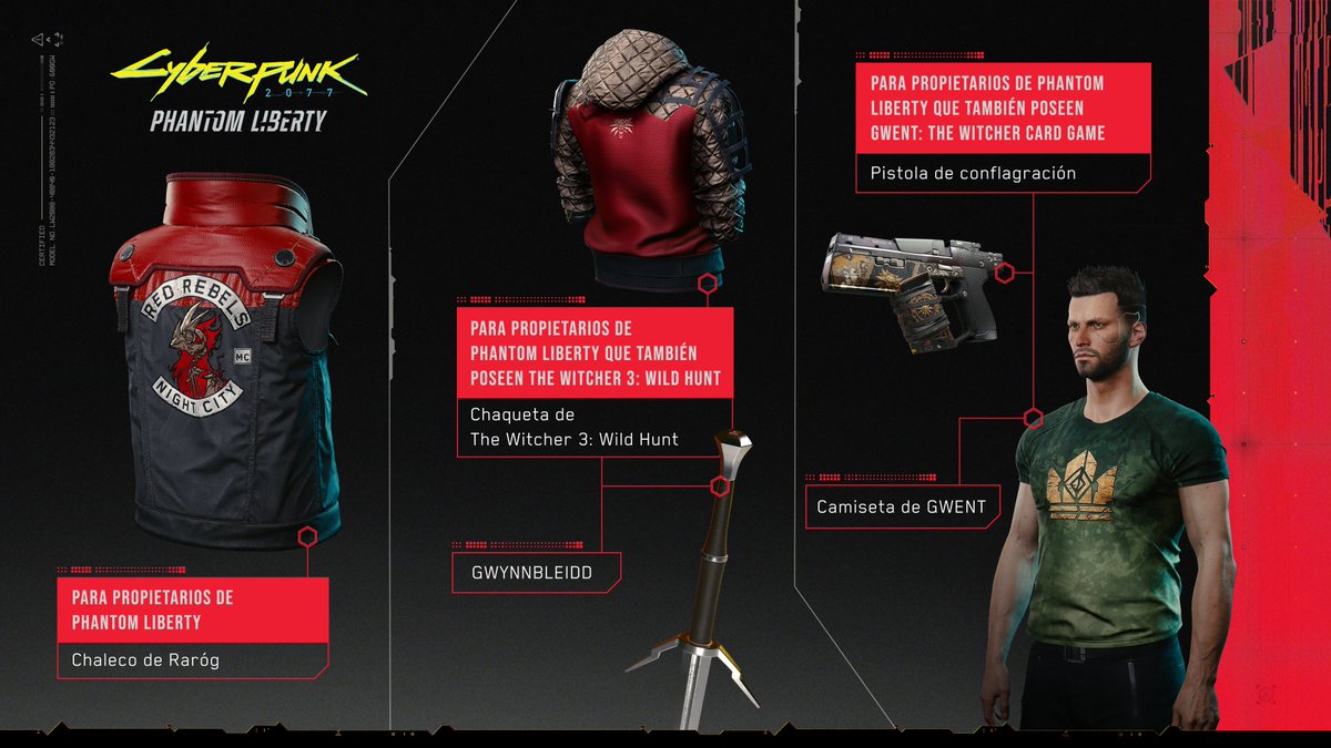 ¡Acuérdate, chum! ¡Regístrate en MIS RECOMPENSAS en <a href="/GOGcom/">GOG.COM</a> para conseguir artículos digitales y regalos únicos para #Cyberpunk2077 y #PhantomLiberty! 
¡A partir de hoy, incluye música original de Night City! 🎵

➡️ cyberpunk.net/es/myrewards