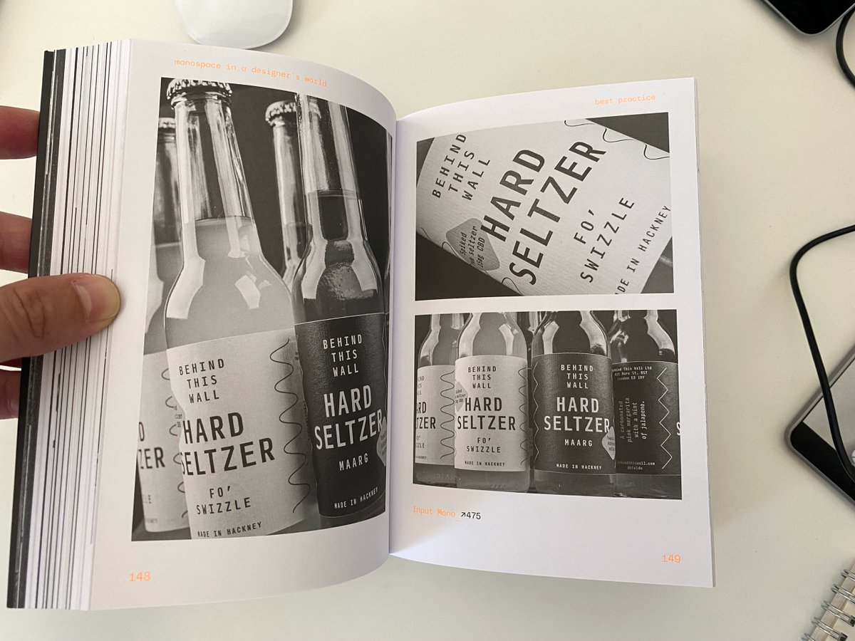 David Matos (@_shutupandance) on Twitter photo Thank you so much Robert Steinmüller for the invitation and for including my Hard Seltzer labels for <a href="/btwldn/">behindthiswall</a> in this black beauty, published by <a href="/NiggliV/">Niggli Verlag</a>
#typography #monospace Thank you so much Robert Steinmüller for the invitation and for including my Hard Seltzer labels for <a href="/btwldn/">behindthiswall</a> in this black beauty, published by <a href="/NiggliV/">Niggli Verlag</a>
#typography #monospace
