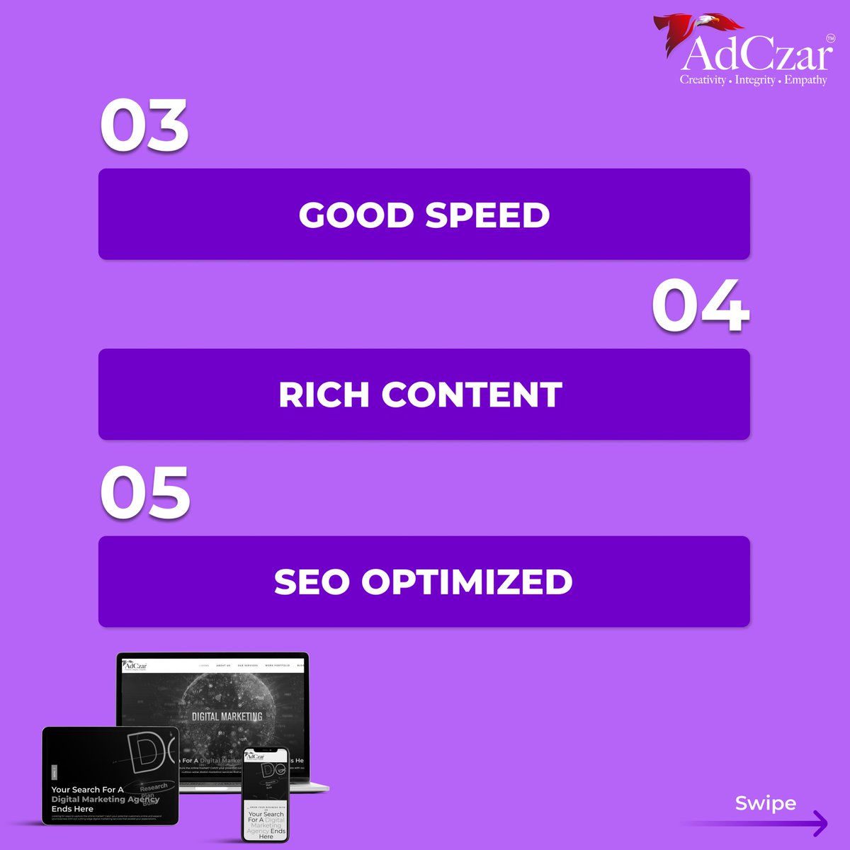 Adczar0's tweet photo. In today's digital age, having a strong website is more important than ever. 

Here's our top tips for a fantastic website performance. 

#websitedesign #webdesign #webdesiging #websitedesiging #uidesign #uxdesing #digitalmarketing #websitedesigningtips #webdevelopment https://t.co/QW6NqKTWZb