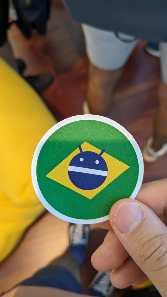 TatoKutalia's tweet image. look what I got at #dclx23, lovely community sticker from
@AndroidDevBrOrg