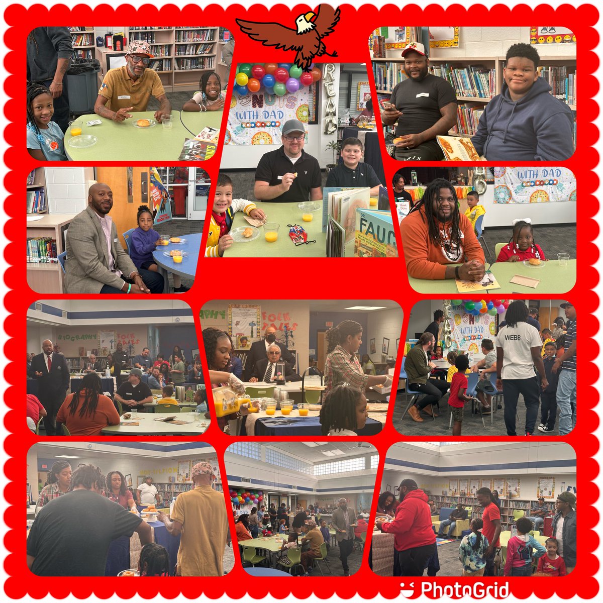 LaTasha Rutledge (@lrluvslitheracy) on Twitter photo Happening NOW! Donuts for Dads @ PES is AMAZING! The community of fathers came out to support our Eagle Scholars! Standing room ONLY! Say it with me…”It takes a village”! <a href="/Brandi_Nichols_/">Brandi Nichols</a> <a href="/ssbraggs/">Shaunte Braggs, EdD</a> <a href="/DrSmileyIsLit/">Dr. Ashley Smiley</a> <a href="/Msgray_withanA/">Leondria Gray</a> <a href="/johnsonlm16/">Dr. Lashay Johnson</a> <a href="/DrTamaraCandis/">Dr. Tamara Candis</a> <a href="/TeachSingleton/">Nefertiti Singleton Ed.S</a> Happening NOW! Donuts for Dads @ PES is AMAZING! The community of fathers came out to support our Eagle Scholars! Standing room ONLY! Say it with me…”It takes a village”! <a href="/Brandi_Nichols_/">Brandi Nichols</a> <a href="/ssbraggs/">Shaunte Braggs, EdD</a> <a href="/DrSmileyIsLit/">Dr. Ashley Smiley</a> <a href="/Msgray_withanA/">Leondria Gray</a> <a href="/johnsonlm16/">Dr. Lashay Johnson</a> <a href="/DrTamaraCandis/">Dr. Tamara Candis</a> <a href="/TeachSingleton/">Nefertiti Singleton Ed.S</a>