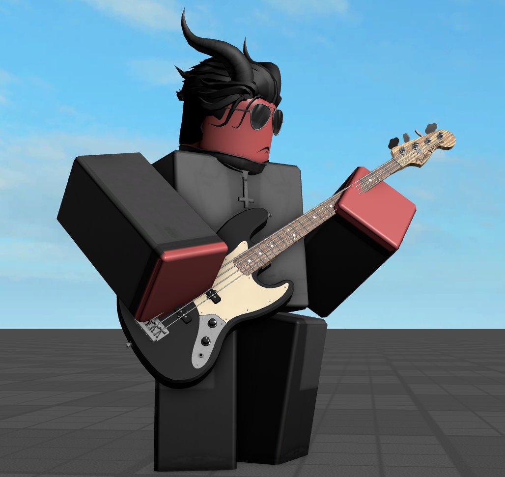 ivudchan's tweet image. Fender Jazz Bass guitar

#Roblox #RobloxDev #Robloxbuilds