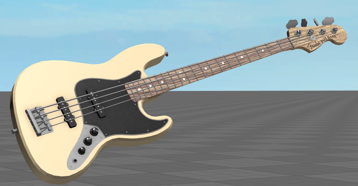 ivudchan's tweet image. Fender Jazz Bass guitar

#Roblox #RobloxDev #Robloxbuilds