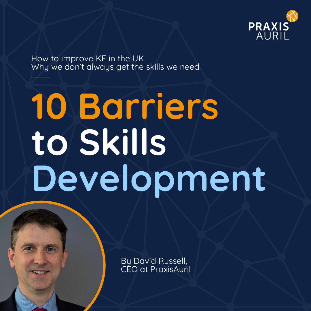 PraxisAuril's tweet image. 🚧Ten Barriers to Skills Development.
In this blog, @DavidRussellPrA will zoom in on one of the top issues: skills development and why it often doesn’t happen in the way that it should.

📌 Read in full: praxisauril.org.uk/news-policy/bl…

#KEMatters #KnowledgeExchange #SkillsDevelopment