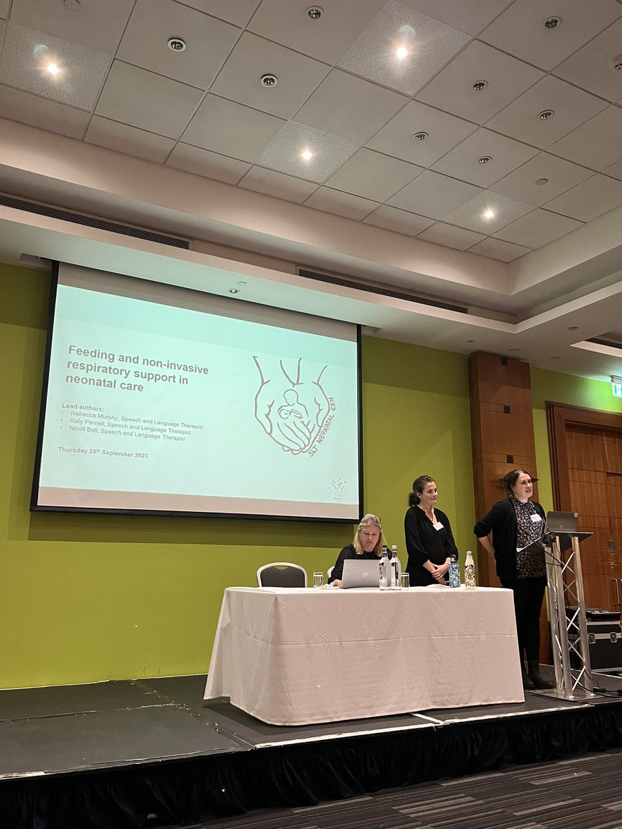 🌟 So proud of @KatyParnell5 and @bell_nicoll presenting the @NeoSLTCEN position paper on feeding and non-invasive respiratory support in neonatal care! 🌟 
#NAHP2023 #NeoAHP2023 #PresenyTenseFuturePerfect #neonatalfeeding