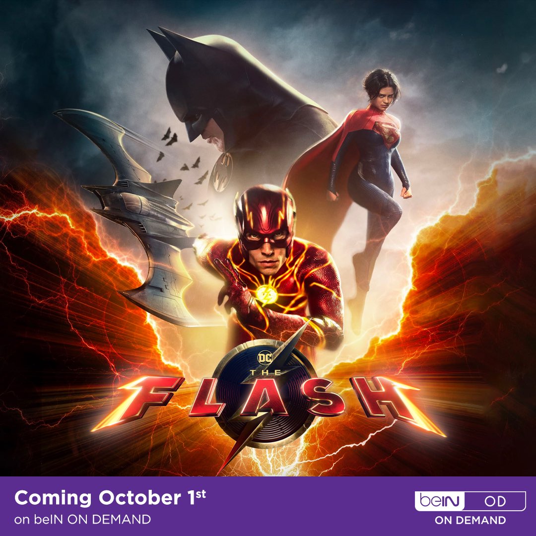 beIN's tweet image. ⚡ Get ready to speed into action! The Flash movie is coming soon to beIN ON DEMAND! Don't miss out on the electrifying adventure. #TheFlashMovie 

bein.com/ondemand