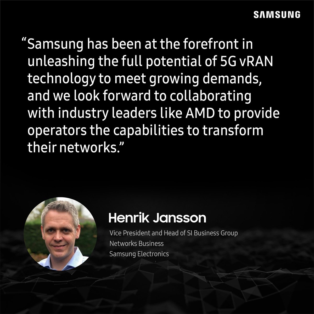 SamsungNetworks's tweet image. The integration of @Samsung's #vRAN with @AMD's EPYC 8004 processor has been tested to verify the high-capacity and #telco-grade performance using #FDD and #TDD frequency bands to reduce power consumption. samsung.com/global/busines…