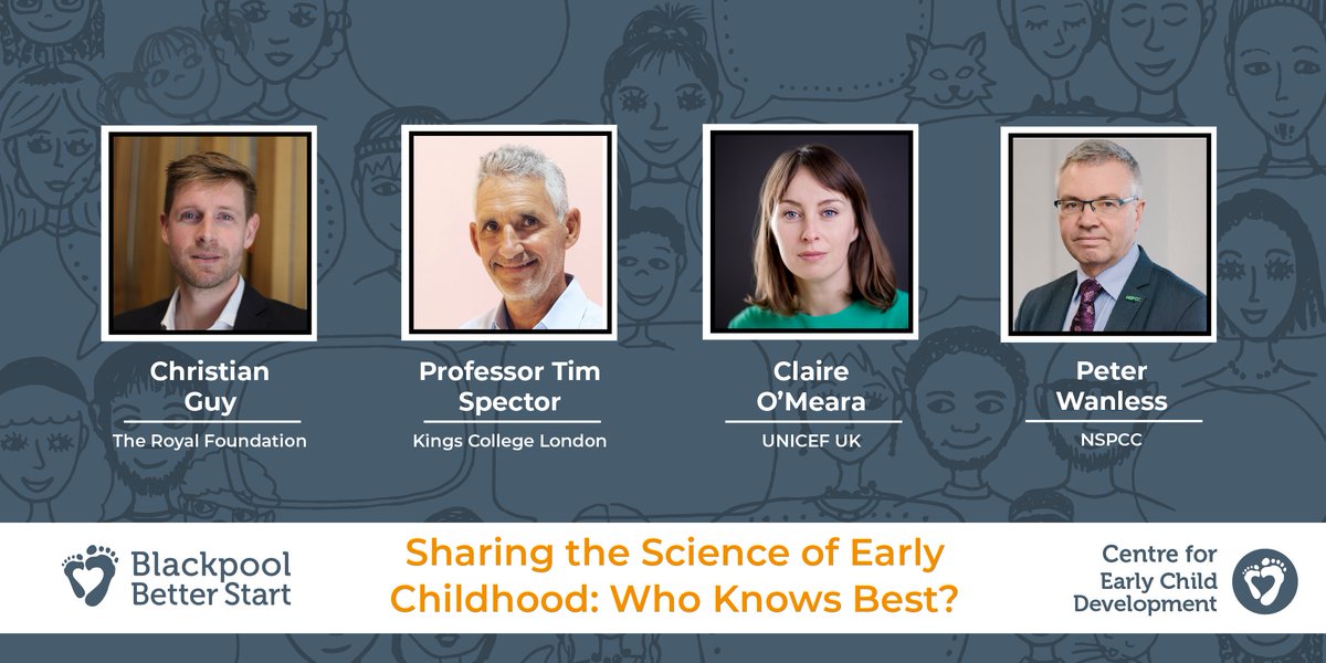 Better Start (@cecdblackpool) on Twitter photo What a line up! And this is just the morning's agenda!
Sign up to our FREE virtual conference ‘Sharing the Science of Early Child Development' Nov 16 to catch <a href="/Earlychildhood/">The Royal Foundation Centre for Early Childhood</a> <a href="/timspector/">Tim Spector MD (Prof)</a> <a href="/ClaireEOMeara/">Claire O'Meara</a> <a href="/UNICEFuk_action/">UNICEF UK Campaigns</a> <a href="/PeterWanless/">Peter Wanless</a> <a href="/NSPCCLearning/">NSPCC Learning</a>
Book: t.ly/yL6CD What a line up! And this is just the morning's agenda!
Sign up to our FREE virtual conference ‘Sharing the Science of Early Child Development' Nov 16 to catch <a href="/Earlychildhood/">The Royal Foundation Centre for Early Childhood</a> <a href="/timspector/">Tim Spector MD (Prof)</a> <a href="/ClaireEOMeara/">Claire O'Meara</a> <a href="/UNICEFuk_action/">UNICEF UK Campaigns</a> <a href="/PeterWanless/">Peter Wanless</a> <a href="/NSPCCLearning/">NSPCC Learning</a>
Book: t.ly/yL6CD