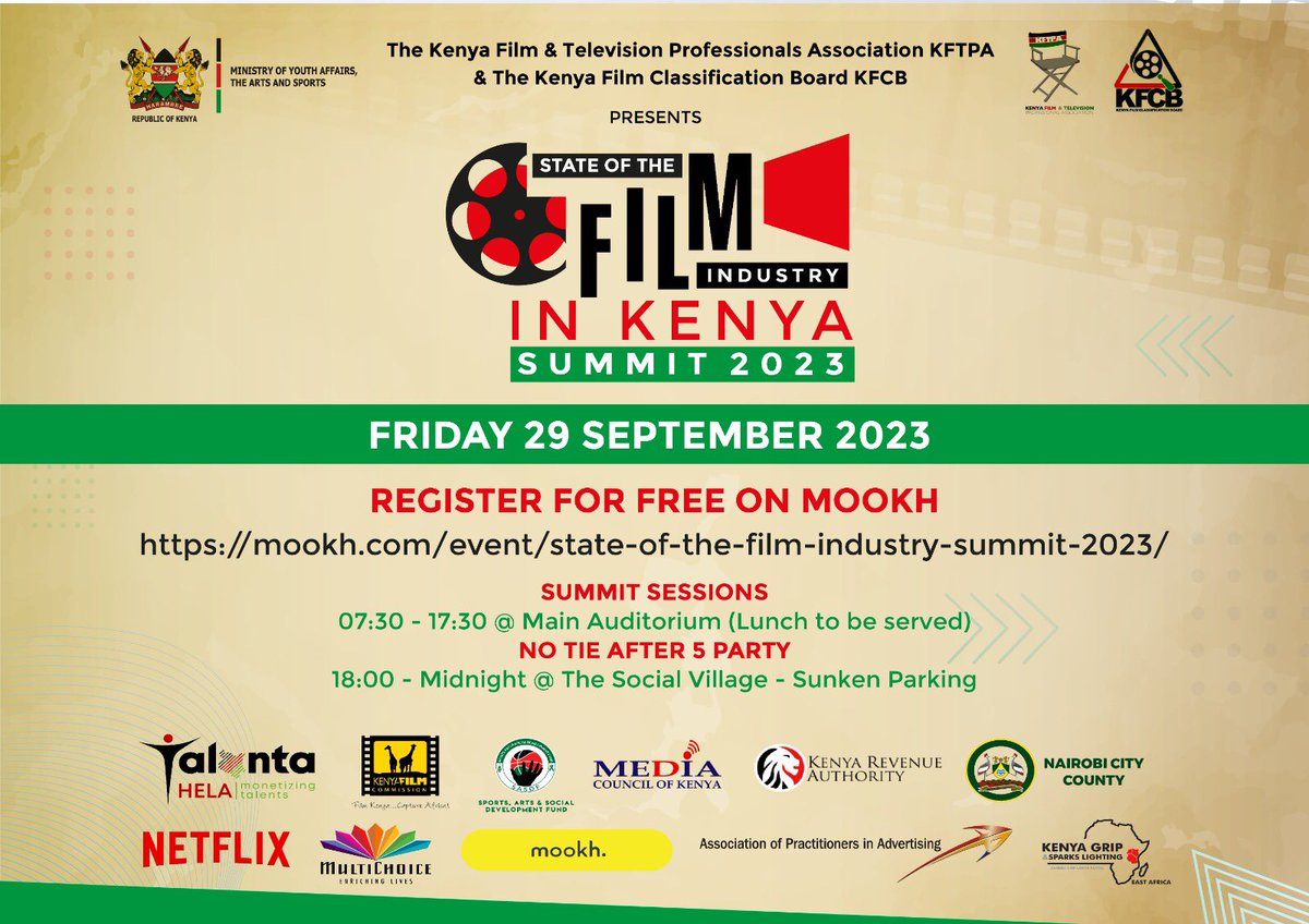 _MbayagiKevin's tweet photo. I’m really looking forward to tomorrow. @KFTPA together with all other partners who have made it possible to have this first ever film summit, thank you. @InfoKfcb @kenyafilmcomm @TimothyOwase1 @NjokiMuhoho1 @NetflixKE @MultiChoiceGRP @MediaCouncilK https://t.co/8C1OsIO4J7