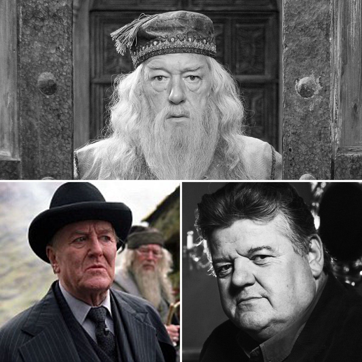 MartinBayfield's tweet photo. We’re often asked to assemble our fantasy dinner party guest list. Well, on an unforgettable evening in the midst of filming #ThePrisonerOfAzkaban I was treated to the glorious ensemble of Gambon, Hardy &amp; Coltrane. Laughter &amp; stories on an epic scale. Thank you 🙏🏼 https://t.co/MrHDpznfl5