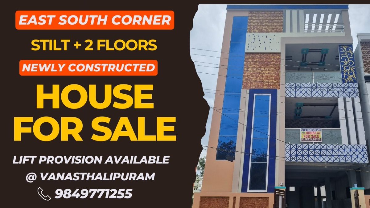 Foxtailestate's tweet image. Brand  New G+2 House for Sale 🏛️ | Vanasthalipuram | Mana Real Estate Gu... youtu.be/QAdL6PHaLsA?si… via @YouTube 

#brandnewhouseforsale
#independenthouseforsaleinhyderabad
#openplotforsale    #onlinerealtors     #independenthouseforsale    #houseforsale   #2bkforsale