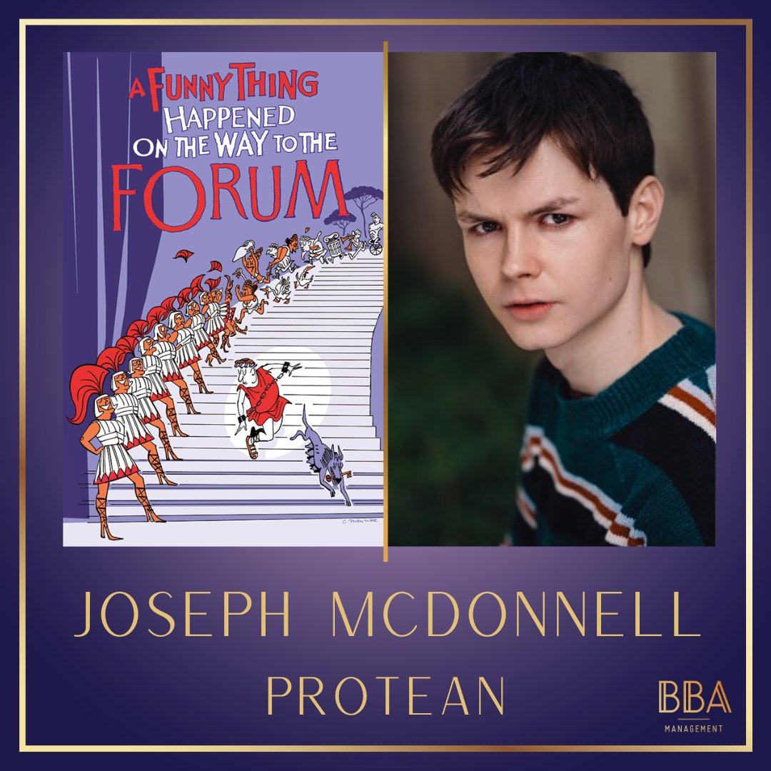 We are delighted to announce that our brilliant JOSEPH MCDONNELL <a href="/JosephMcD0nnell/">Joseph ✨</a> joins the cast of A Funny Thing Happened On The Way To The Forum coming to <a href="/LidoParis/">Théâtre du Lido</a>!

Congratulations Joseph! 💜