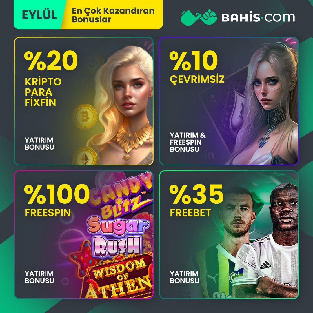 bahiscomguncell's tweet photo. BAHIS•COM ' da kazandıran bonuslarımız

📢Kazanmayı mı özledin bahsini bonuslarımızdan yana kullan

🪙 Ayın en çok kazandıran bonusları ❕

🎁 Yatırımını yap sende kazanç keyfini Bahiscom'da yaşa 

🌐Bahiscom keyifli oyunlar diler https://t.co/gg4Vms2wQt